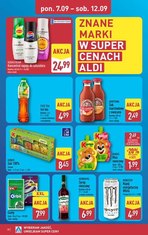 Aldi - gazetka promocyjna Pełny katalog! od poniedziałku 07.09 do soboty 12.09 - strona 18