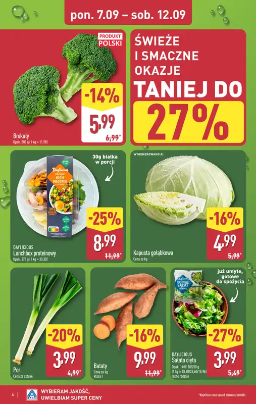 Aldi - gazetka promocyjna Pełny katalog! od poniedziałku 07.09 do soboty 12.09 - strona 4