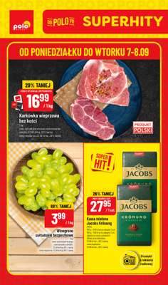 POLOmarket - gazetka promocyjna Super hity od poniedziałku 07.09 do wtorku 08.09