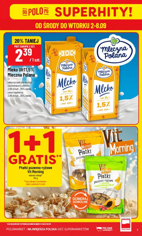 POLOmarket - gazetka promocyjna Gazetka od środy 02.09 do wtorku 08.09 - strona 7