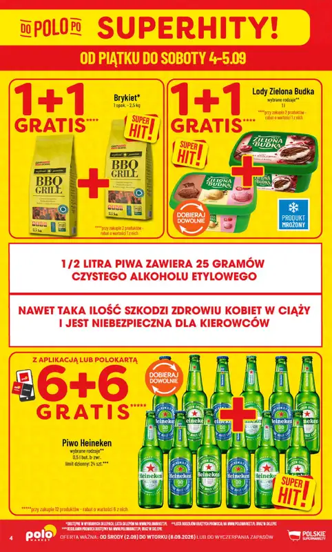 POLOmarket - gazetka promocyjna Gazetka od środy 02.09 do wtorku 08.09 - strona 4