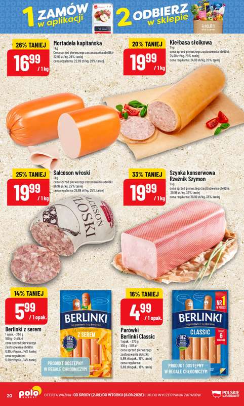 POLOmarket - gazetka promocyjna Gazetka od środy 02.09 do wtorku 08.09 - strona 20