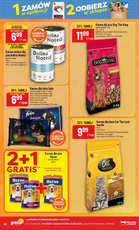 POLOmarket - gazetka promocyjna Gazetka od środy 02.09 do wtorku 08.09 - strona 62
