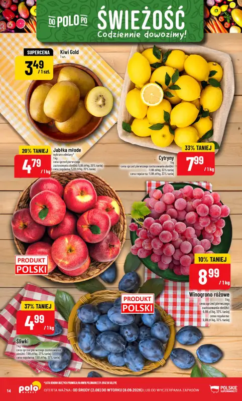 POLOmarket - gazetka promocyjna Gazetka od środy 02.09 do wtorku 08.09 - strona 14