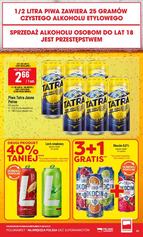 POLOmarket - gazetka promocyjna Gazetka od środy 02.09 do wtorku 08.09 - strona 55