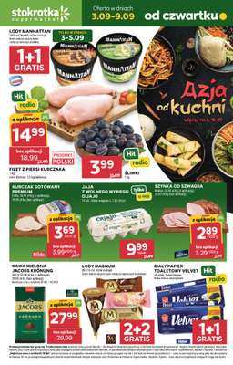 Stokrotka - gazetka promocyjna Gazetka Supermarket od czwartku 03.09 do środy 09.09