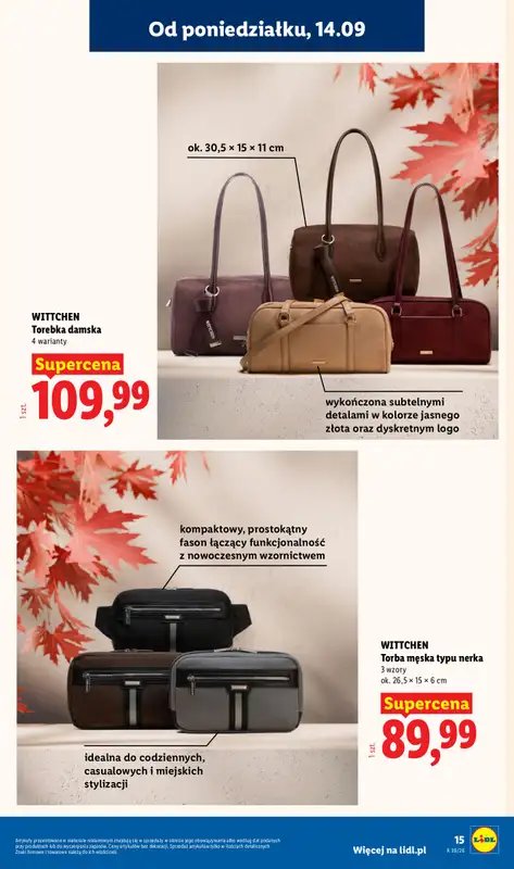 Lidl - gazetka promocyjna Katalog od poniedziałku 14.09 do soboty 19.09 - strona 19