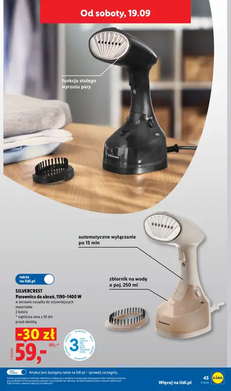 Lidl - gazetka promocyjna Katalog od poniedziałku 14.09 do soboty 19.09 - strona 55