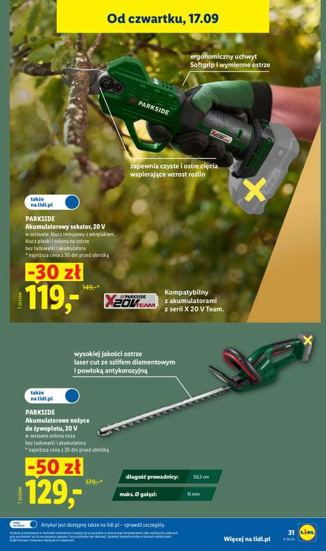 Lidl - gazetka promocyjna Katalog od poniedziałku 14.09 do soboty 19.09 - strona 39