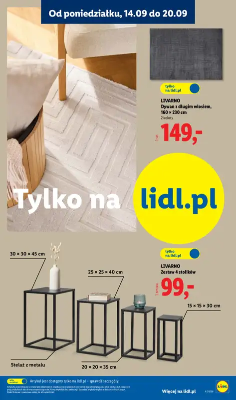 Lidl - gazetka promocyjna Katalog od poniedziałku 14.09 do soboty 19.09 - strona 31