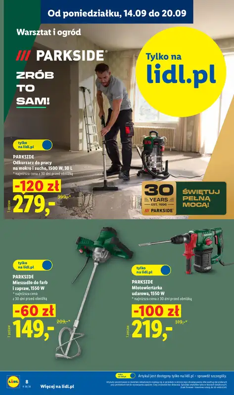 Lidl - gazetka promocyjna Katalog od poniedziałku 14.09 do soboty 19.09 - strona 8