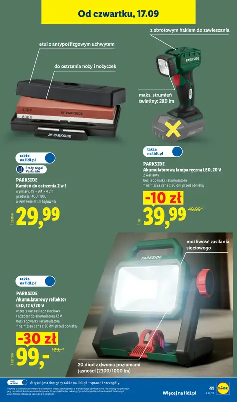Lidl - gazetka promocyjna Katalog od poniedziałku 14.09 do soboty 19.09 - strona 49