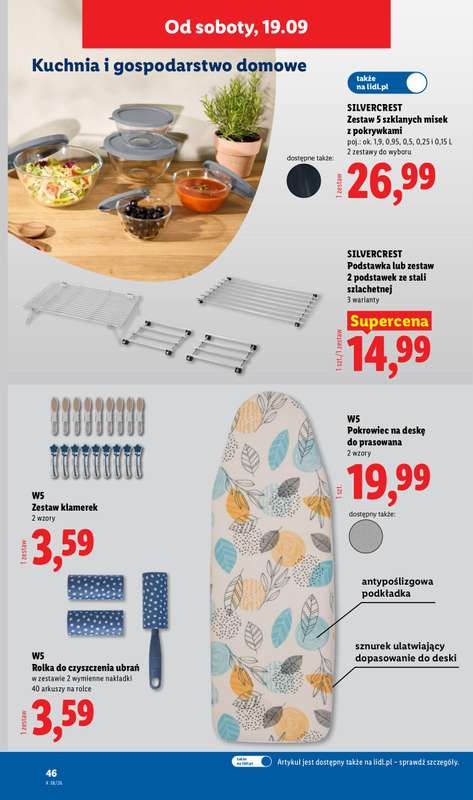 Lidl - gazetka promocyjna Katalog od poniedziałku 14.09 do soboty 19.09 - strona 56