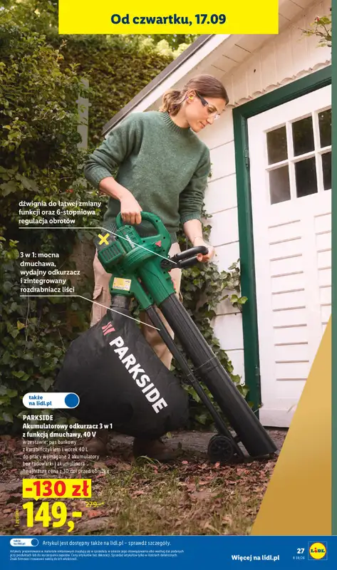 Lidl - gazetka promocyjna Katalog od poniedziałku 14.09 do soboty 19.09 - strona 35
