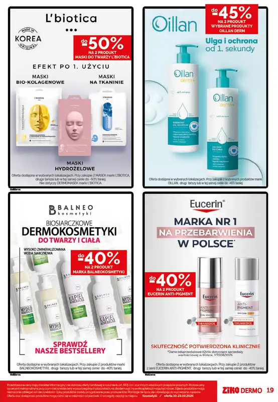 Ziko Dermo - gazetka promocyjna Twoje miejsce na urodzinowe rabaty od czwartku 10.09 do środy 23.09 - strona 19