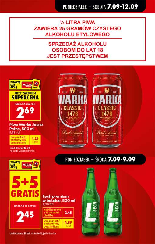 Biedronka - gazetka promocyjna Od poniedziałku od poniedziałku 07.09 do soboty 12.09 - strona 21