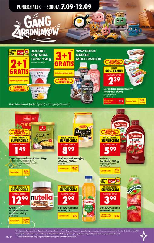 Biedronka - gazetka promocyjna Od poniedziałku, Z ladą tradycyjną od poniedziałku 07.09 do soboty 12.09 - strona 78