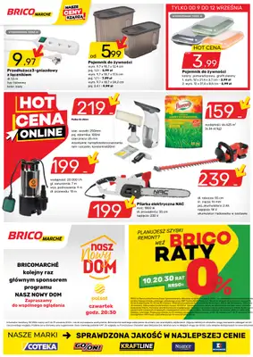 Bricomarche - gazetka promocyjna Gazetka od środy 09.09 do soboty 19.09 - strona 9