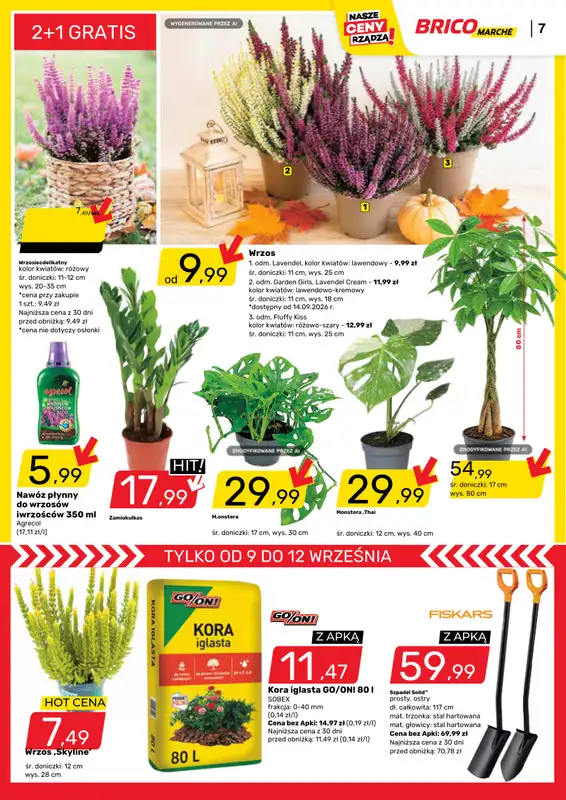 Bricomarche - gazetka promocyjna Gazetka od środy 09.09 do soboty 19.09 - strona 8