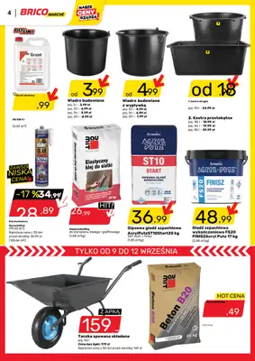 Bricomarche - gazetka promocyjna Gazetka od środy 09.09 do soboty 19.09 - strona 4