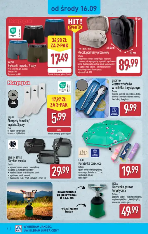 Aldi - gazetka promocyjna Aldi ma to coś! od środy 16.09 do soboty 19.09 - strona 6