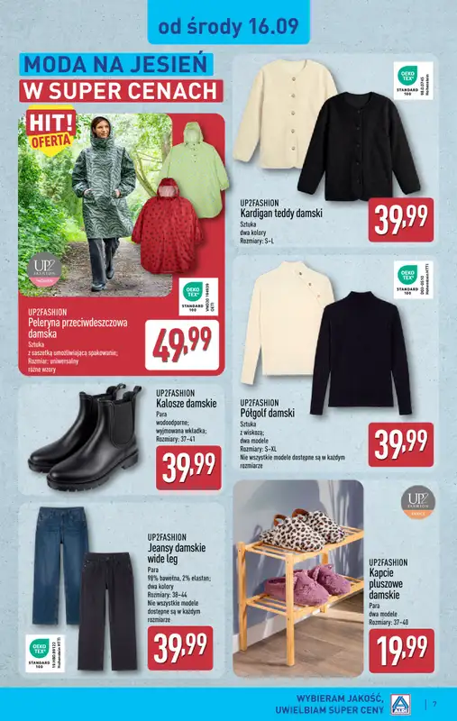 Aldi - gazetka promocyjna Aldi ma to coś! od środy 16.09 do soboty 19.09 - strona 7