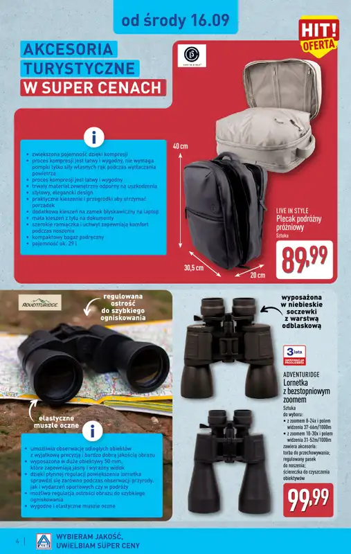 Aldi - gazetka promocyjna Aldi ma to coś! od środy 16.09 do soboty 19.09 - strona 4
