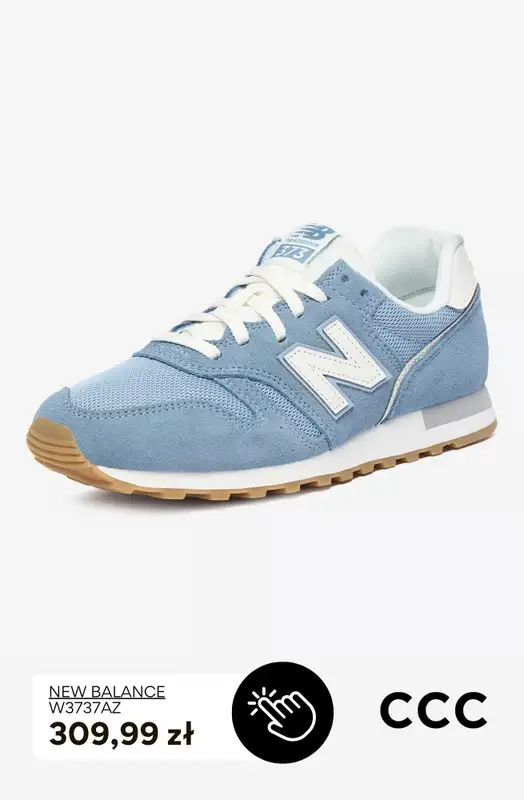 CCC - gazetka promocyjna Sneakersy damskie New Balance od poniedziałku 07.09  - strona 6