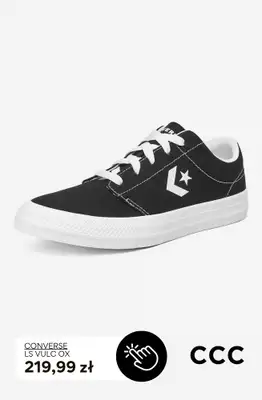 CCC - gazetka promocyjna Trampki damskie Converse od poniedziałku 07.09  - strona 4