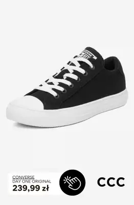 CCC - gazetka promocyjna Trampki damskie Converse od poniedziałku 07.09  - strona 5