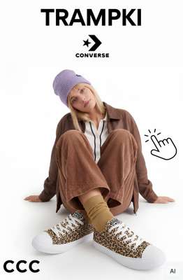 CCC - gazetka promocyjna Trampki damskie Converse od poniedziałku 07.09 