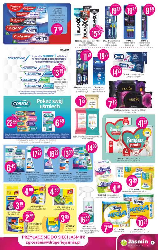 Drogerie Jasmin - gazetka promocyjna Gazetka od poniedziałku 07.09 do środy 30.09 - strona 7