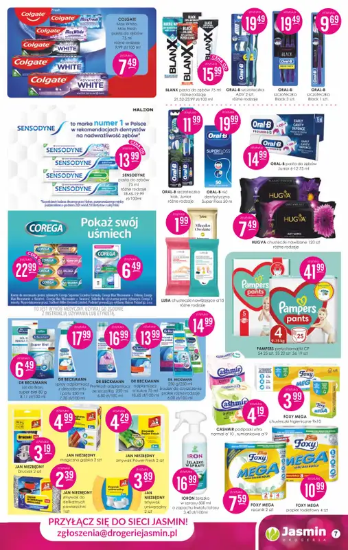 Drogerie Jasmin - gazetka promocyjna Gazetka od poniedziałku 07.09 do środy 30.09 - strona 7