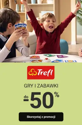 Smyk - gazetka promocyjna Trefl do -50% od poniedziałku 07.09 do wtorku 08.09