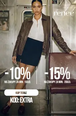 Renee - gazetka promocyjna Do -15% na zakupy od poniedziałku 07.09 