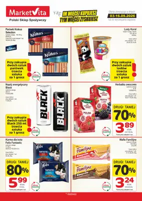 Marketvita - gazetka promocyjna Wielosztuki  do środy 16.09