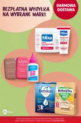 Rossmann - gazetka promocyjna Darmowa dostawa na wybrane marki od poniedziałku 07.09 do środy 09.09