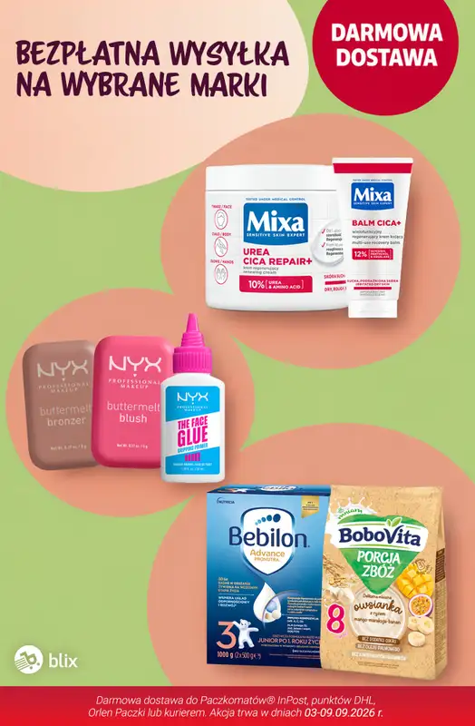 Rossmann - gazetka promocyjna Darmowa dostawa na wybrane marki  