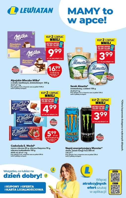 LEWIATAN - gazetka promocyjna Mamy TO w appce od czwartku 10.09 do środy 16.09