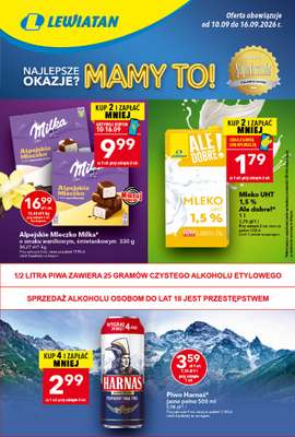 LEWIATAN - gazetka promocyjna Gazetka MAMY TO w Lewiatanie od czwartku 10.09 do środy 16.09