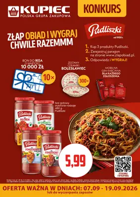 Kupiec - gazetka promocyjna Plakaty promocyjne od poniedziałku 07.09 do soboty 19.09 - strona 4
