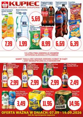 Kupiec - gazetka promocyjna Plakaty promocyjne od poniedziałku 07.09 do soboty 19.09 - strona 3