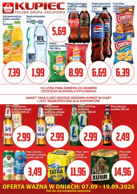 Kupiec - gazetka promocyjna Plakaty promocyjne od poniedziałku 07.09 do soboty 19.09 - strona 3