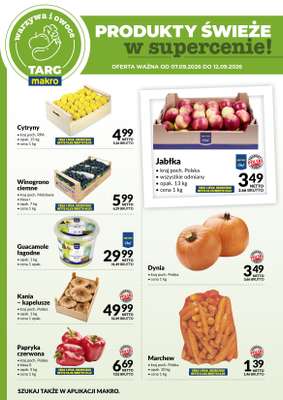 Makro - gazetka promocyjna Targ MAKRO - oferta świeża w super cenach! od poniedziałku 07.09 do soboty 12.09 - strona 5