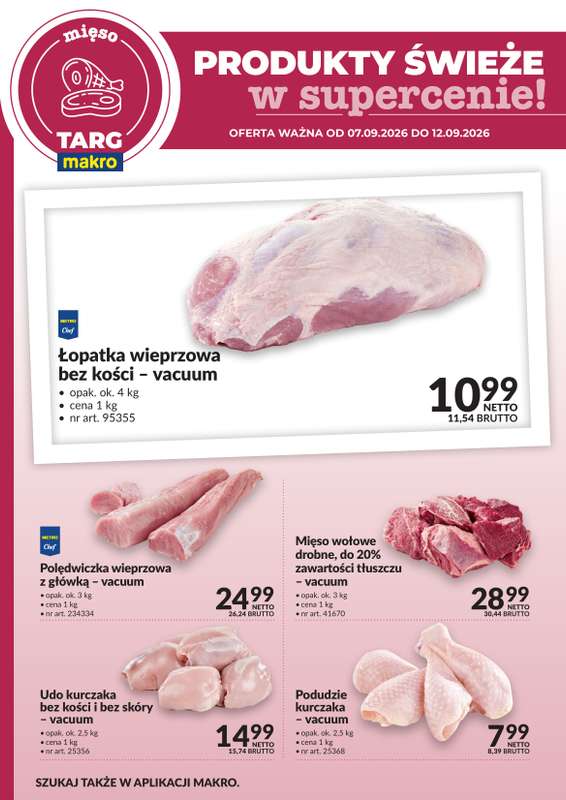 Makro - gazetka promocyjna Targ MAKRO - oferta świeża w super cenach! od poniedziałku 07.09 do soboty 12.09 - strona 2