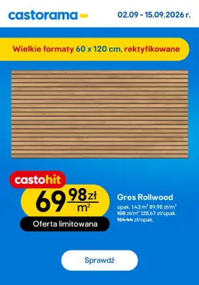 Castorama - gazetka promocyjna Najlepsze oferty od poniedziałku 07.09 do wtorku 15.09 - strona 8