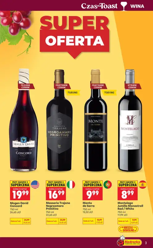 Biedronka - gazetka promocyjna Czas na toast   - strona 3