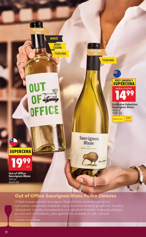 Biedronka - gazetka promocyjna Czas na toast od poniedziałku 07.09 do soboty 19.09 - strona 12