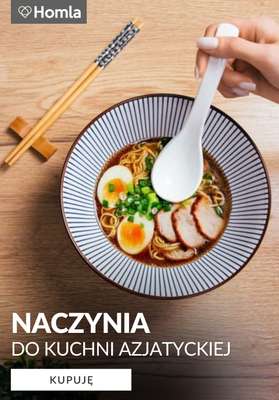 Homla - gazetka promocyjna Naczynia do kuchni azjatyckiej od poniedziałku 07.09 
