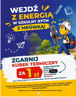 PSB Mrówka - gazetka promocyjna Gazetka od czwartku 10.09 do soboty 19.09 - strona 26